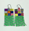 Quilt Fringe Earrings - all colors