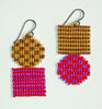Stripe Check Sausalito Earrings - all colors