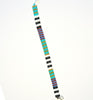 variegated stripe flat bracelet (all colors)