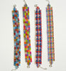 wide bracelets - squares and plaids