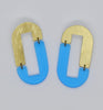 Anza Earrings - Blue Transparent