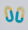 Anza Earrings - Turquoise Transparent *