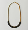 semi rope necklace - black