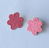 flora bud earrings - pink