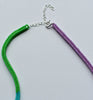 narrow ombre necklace - cool