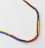 narrow stripes necklace - brights*