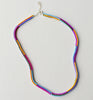 narrow stripes necklace - poolside*