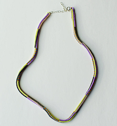 narrow stripes necklace - pop*