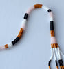 rope strand necklace - black, white, pink, caramel