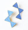 spark earrings - icy blue
