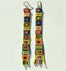 Squares duster earrings - brights